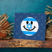 israelische Flagge Fotoplatte (Seite)