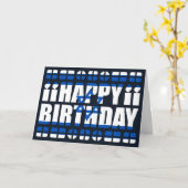 Israelische Flagge Geburtskarte Karte (Gelbe Blume)