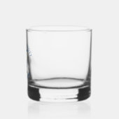 Israelische Flagge Hanukkah Angel Personalisiert Whiskyglas (Links)