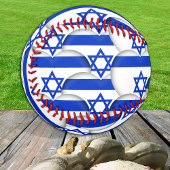 Israelische Flagge, Herz - Baseballs, Liebe Israel Baseball
