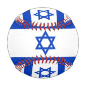 israelische Flagge (Israel) Baseball (Rückseite)