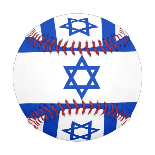 israelische Flagge (Israel) Baseball (Vorderseite)