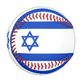 israelische Flagge (Israel) Baseball (Vorderseite Links)