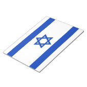 israelische Flagge (Israel) Notizblock (angewinkelt)