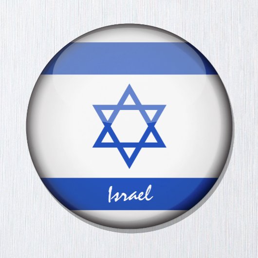 israelische Flagge & Israel - Reise-/Sportfans Magnet