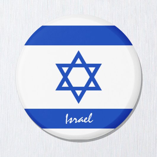 israelische Flagge & Israel - Reise-/Sportfans Magnet