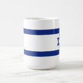 israelische Flagge Kaffeetasse (Mittel)
