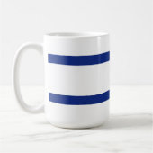 israelische Flagge Kaffeetasse (Links)