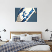 israelische Flagge Leinwanddruck (Insitu (Schlafzimmer))