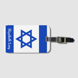 israelische Flagge Personalisiert Gepäckanhänger