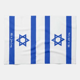 israelische Flagge Personalisiert Geschirrtuch