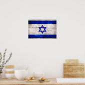 israelische Flagge Poster (Küche)