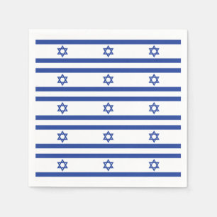 israelische Flagge Serviette