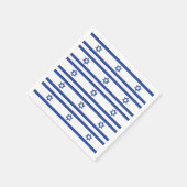 israelische Flagge Serviette (Ecke)