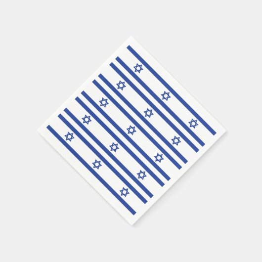 israelische Flagge Serviette (Ecke)