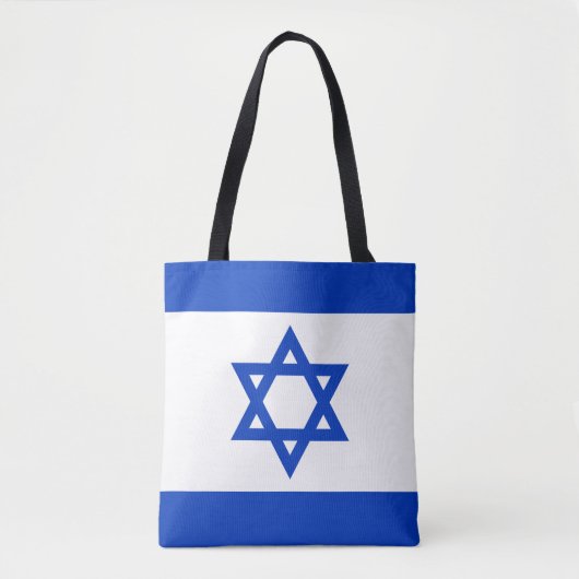 israelische Flagge - Stern von David Tasche (Vorderseite)
