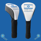 israelische Flagge und Israel Golf Headcover