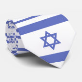 Israelische Flaggen-Krawatte Krawatte (Gerollt)