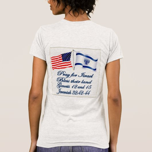 Israelische Flaggesammlung T-Shirt (Rückseite)