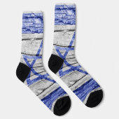 Israelische Holzflagge Socken (Rechts)