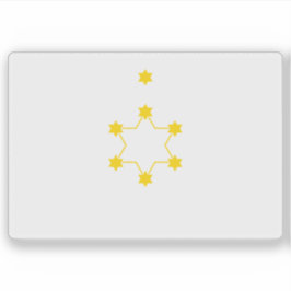 Israelische Nationalflagge Theodor Herzls Vorschla Aufkleber