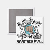 Israelische Sicherheitsmauer Magnet (Vorderseite/Rückseite)