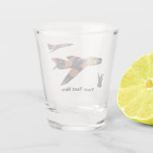 Israelische Super Mystères Schnapsglas (Rückseite)