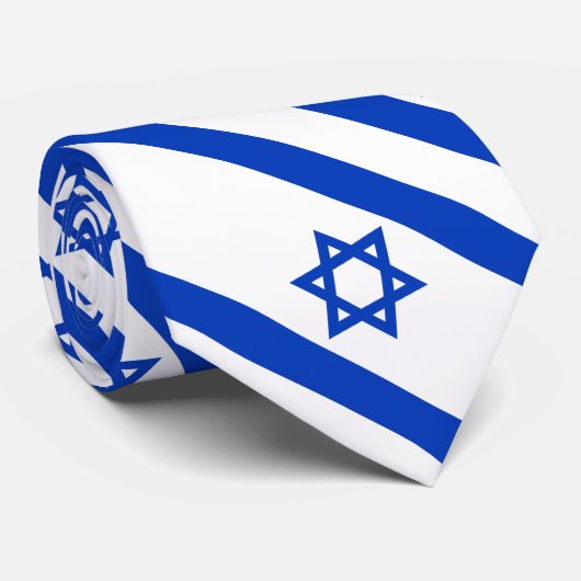 israelischer Halsband Krawatte (Gerollt)