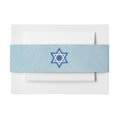 Israelischer jüdischer Star von David Blue und Whi Einladungsbanderole (Vorderseite Beispiel)
