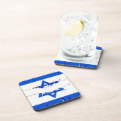 Israelischer Kuss Getränkeuntersetzer (Rechte Seite)