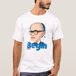 Israelischer Premierminister Menachem Begins T-Shirt