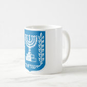 israelisches Emblem Kaffeetasse (VorderseiteRechts)