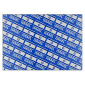 israelisches Flaggenmuster Schneidebrett (Vorderseite)