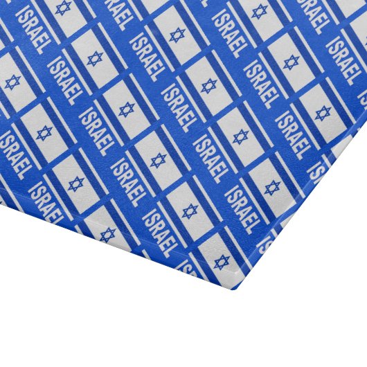 israelisches Flaggenmuster Schneidebrett (Ecke)