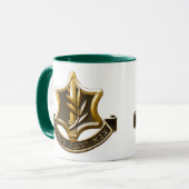 Israelisches Verteidigungs-Kraft-Logo Tasse (Vorderseite Links)