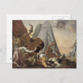 Israelite geplagt mit der unverschämten Schlange Postkarte (Vorne/Hinten)