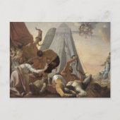 Israelite geplagt mit der unverschämten Schlange Postkarte (Vorderseite)