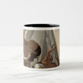 Israelite geplagt mit der unverschämten Schlange Zweifarbige Tasse (Mittel)