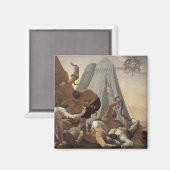 Israeliten, die mit dem Brazner Serpent in Konflik Magnet (Vorderseite/Rückseite)