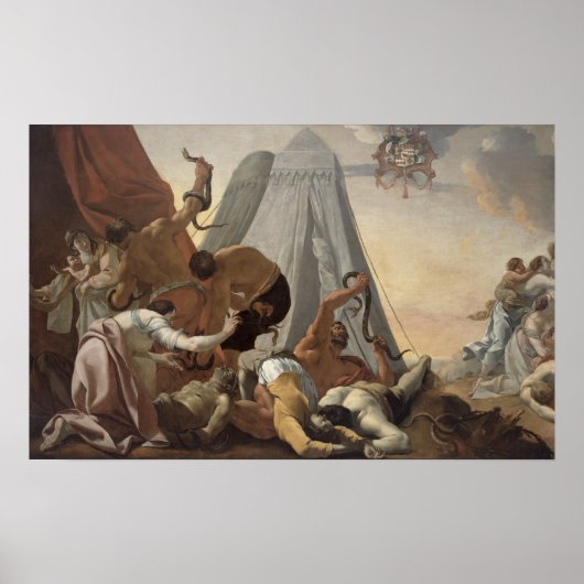 Israelites Afflicted with the Brazen Serpent Poster (Vorne)