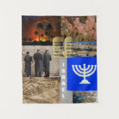 Israelitische Tapisserie Wandteppich (Vorderseite)