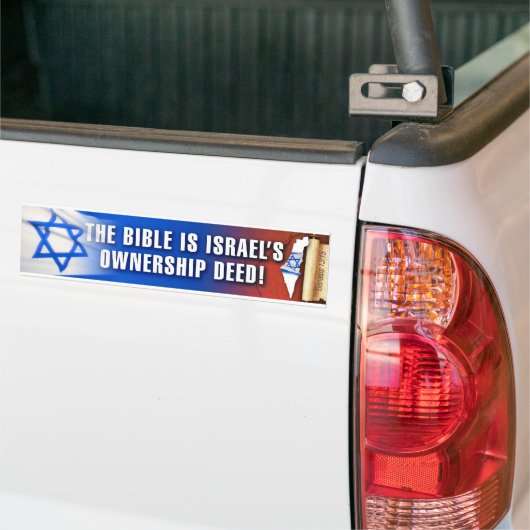 Israels Besitz-Brief Autoaufkleber (Auf Lkw)