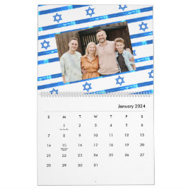 Israels Flagge ל ו ח ש ה 2026 jüdischer Amerikaner Kalender