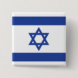 Israels Flagge Button