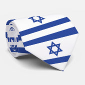 Israels Flagge Krawatte (Gerollt)