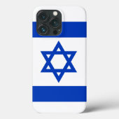Israels Flagge moderner patriotisch Case-Mate iPhone Hülle (Rückseite)