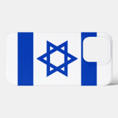 Israels Flagge moderner patriotisch Case-Mate iPhone Hülle (Rückseite (Horizontal))