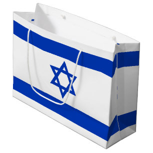 Israels Flagge moderner patriotisch Große Geschenktüte
