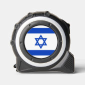 Israels Flagge moderner patriotisch Maßband (Vorderseite)