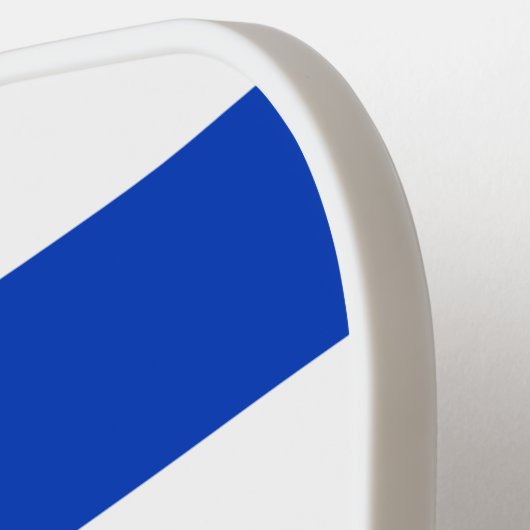 Israels Flagge moderner patriotisch Pickleball Schläger (Linke Seite)